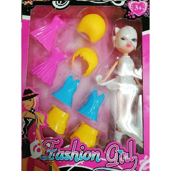 Huzur Oyuncak Fashıon Girl Sök Tak Yedek Elbiseli Bebek