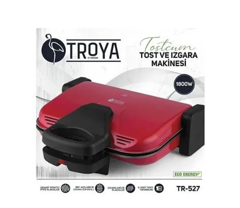 Troya Tostçum TR-527 1800 W Izgara ve Tost Makinesi