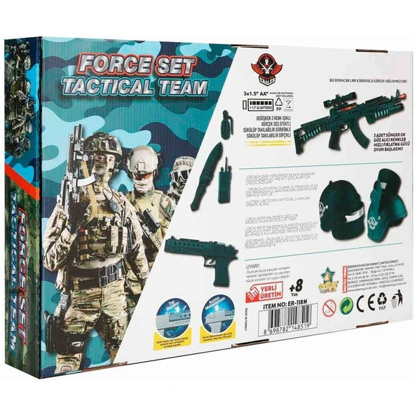 Erdem Oyuncak Force Taktik Seti ER-118 - 3