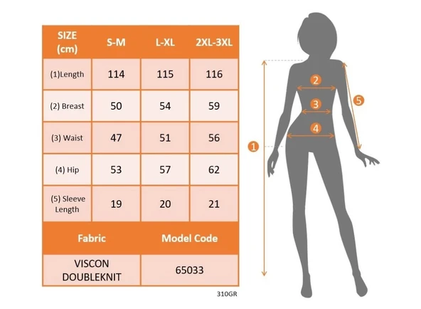 MDB Kadın Kısa Kollu Bisiklet Yaka Yırtmaçlı Viskon Iki Iplik Elbise - Resim 5
