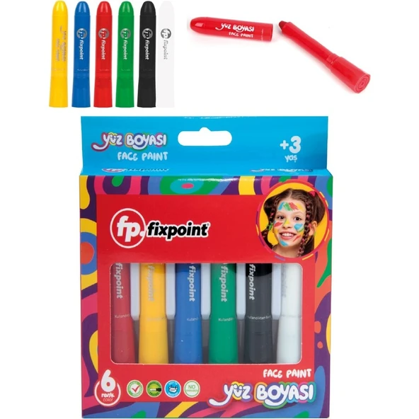 Fixpoint Yüz Boyası 6 Renk P-3332 ürün görseli 1