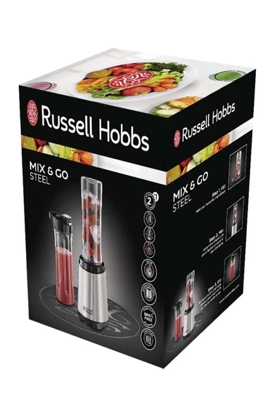 Russell Hobbs 23470-56 Mix Go 300 W Çelik Blender Outlet - 2
