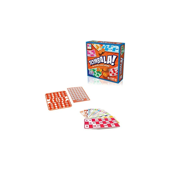 KS Games Tombala Eğlenceli Aile Oyunu 2-20 Oyuncu İçin 20 Kartlı Klasik Oyun - 5