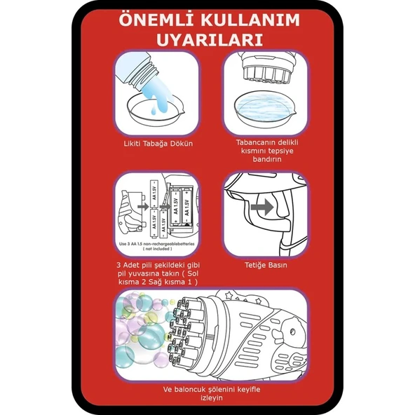 Otantik Duck Bubble Gun - Ördekli Köpük Tabancası - Resim 3