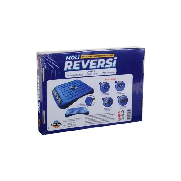 Moli Toys Plastik Reversi Akıl Oyunu Akıl Zeka Strateji Plan Kurma Oyunu - Resim 4