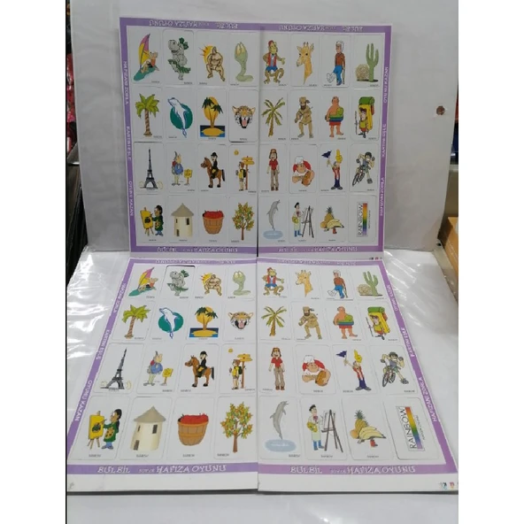 M Desing Satranç - Hafıza - Tombala 3'lü Oyun Seti - 3