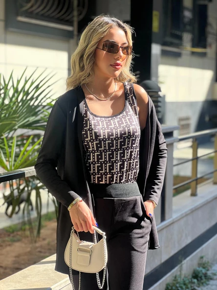 MDB Kadın Uzun Kollukrep üçlü Takım - Resim 3