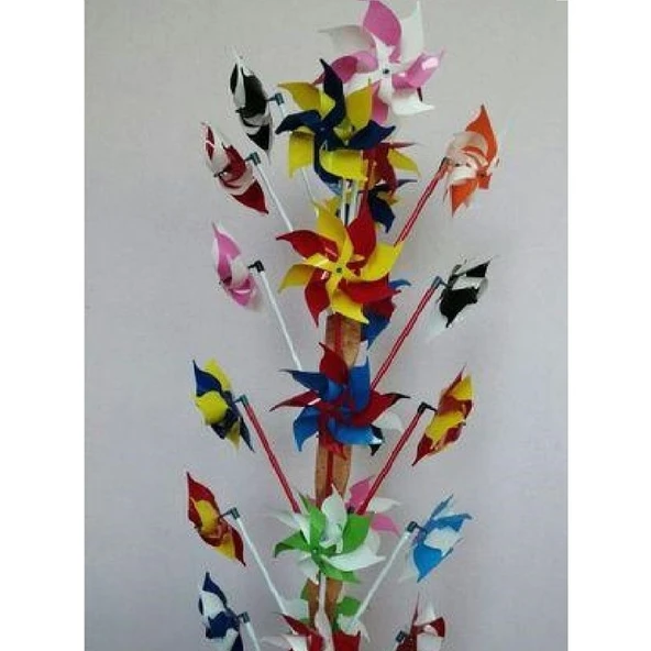 PR Çift Renklirüzgar Gülleri Koli Içi 200ADET