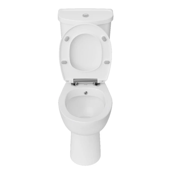 Creavit Bedensel Engelli Alttan Çıkışlı Klozet + Rezervuar + İç Takım + Çınar Yavaş Kapanan Kapak 4 'lü Set - 6