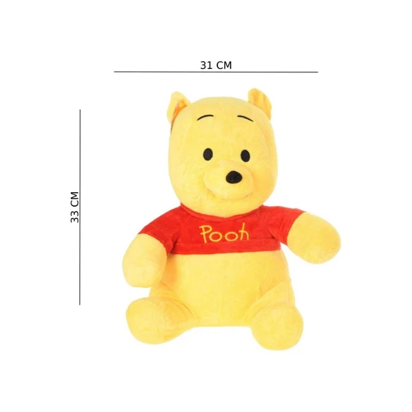 Tivens Winnie The Pooh Ayı Figür Peluş Oyuncak Oyun & Uyku Arkadaşı 30 Cm.