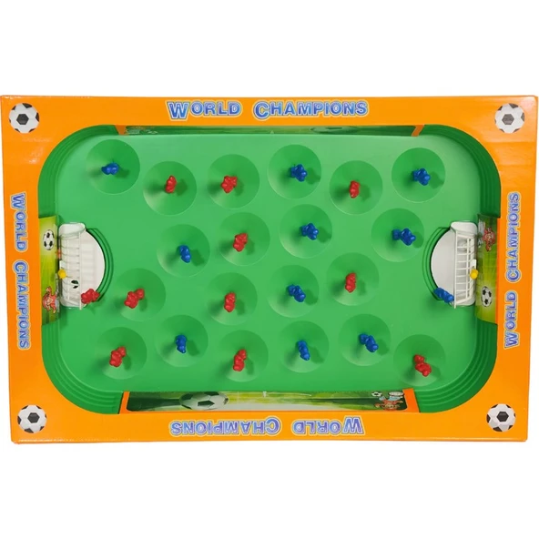 Akçiçek Oyuncak Akçiçek Masaüstü Parmak Futbol Oyunu Futbol Temalı Yaylı Mekanizma Çok Oyunculu Strateji ve Zeka Geliştirici - 5