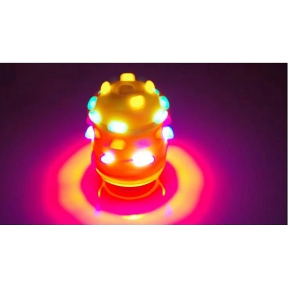 Avengers Oyuncak Spiderman Işıklı Müzikli Topaç Çek Bırak At Dönence Topaç - 2