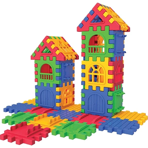 Dede Puzzle City 64 Parça Şehir Temalı - Resim 4