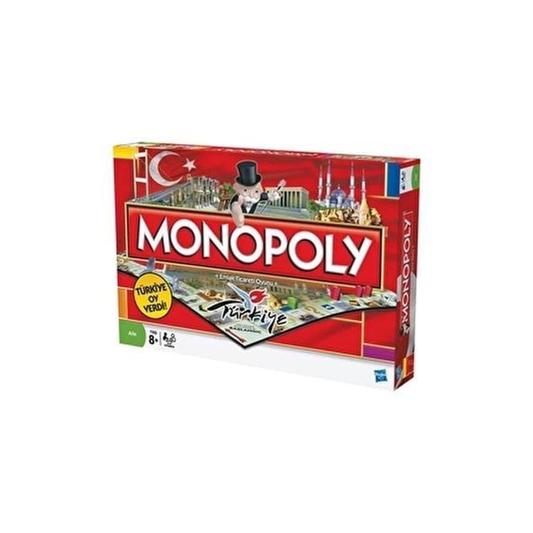 Hasbro Gaming Monopoly Türkiye Strateji Oyunu 2-6 Oyuncu İçin 8-12 Yaş ve Üstü - 3