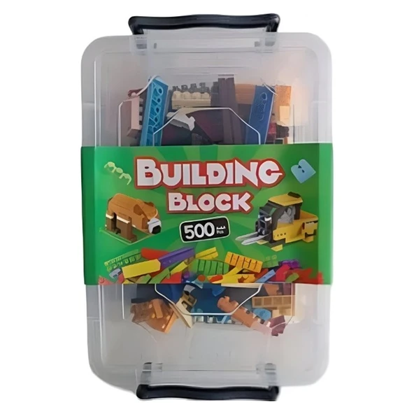 Asya Oyuncak Deposu Kutulu Buıldıng Block Set 500PCS - 2