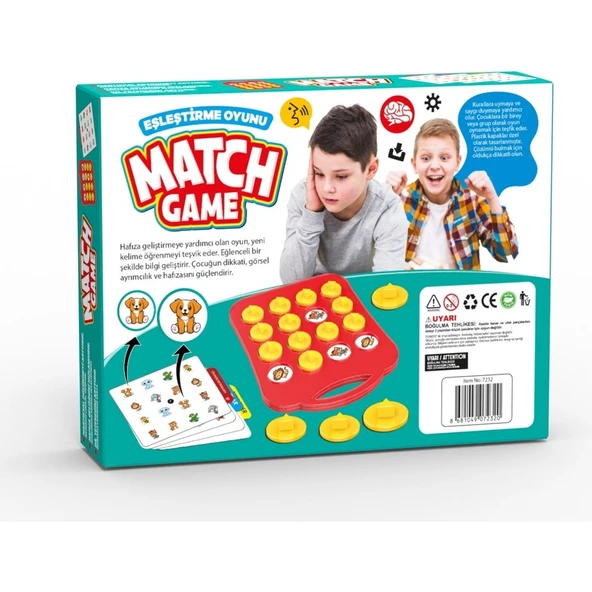 Ritoys Match Game Pair Game (Eşini Bul) - Hafıza Oyunu - 3