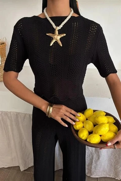 MDB Triko Bluz Pantolon İkili Takım 10084025 - Resim 8