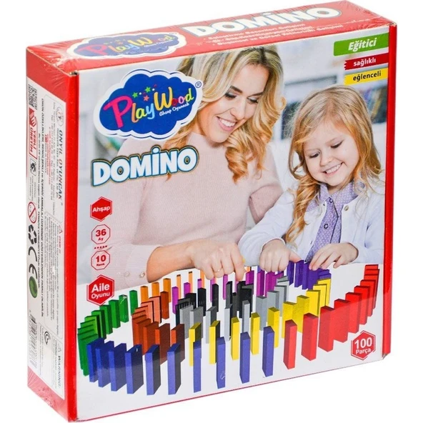 Playwood ONY-388 Ahşap Domino Oyunu ürün görseli 1