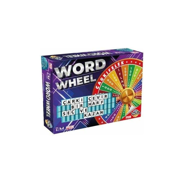 Moli Toys Çarkıfelek Oyunu Word Wheel Eğlenceli Aile Oyunu 2-4 Oyuncu 6-9 Yaş Arası