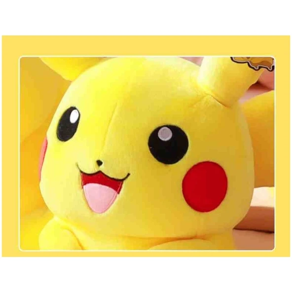 Takara Tomy Pikachu Orjinal 30CM Pokemon Peluş Oyuncak Figür - 3