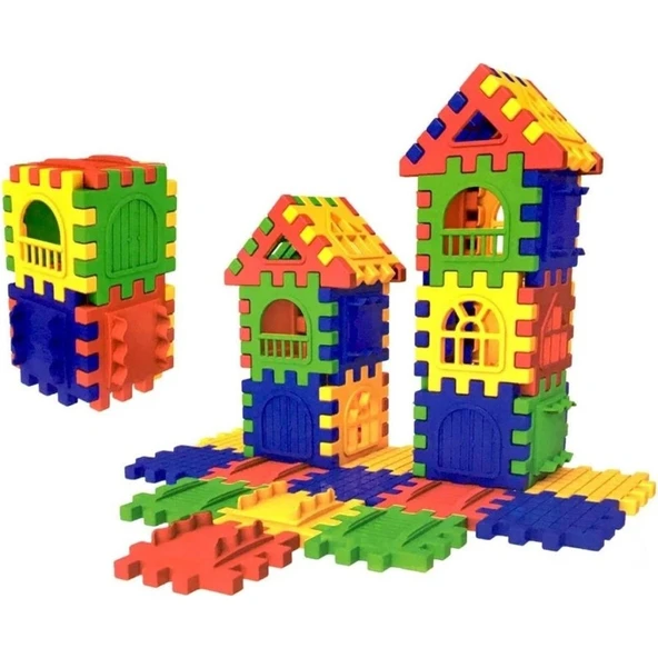 Dede Puzzle City 64 Parça Şehir Temalı - Resim 6