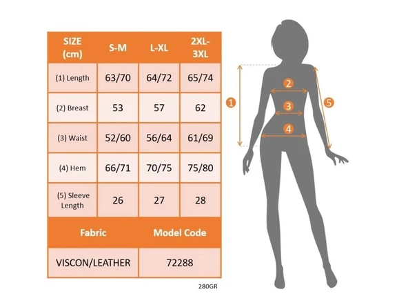 MDB Kadın Kısa Kollu Yuvarlak Yaka Viskon Bluz + Kolsuz Fermuarlı çatlak Deri Yelek - Resim 5