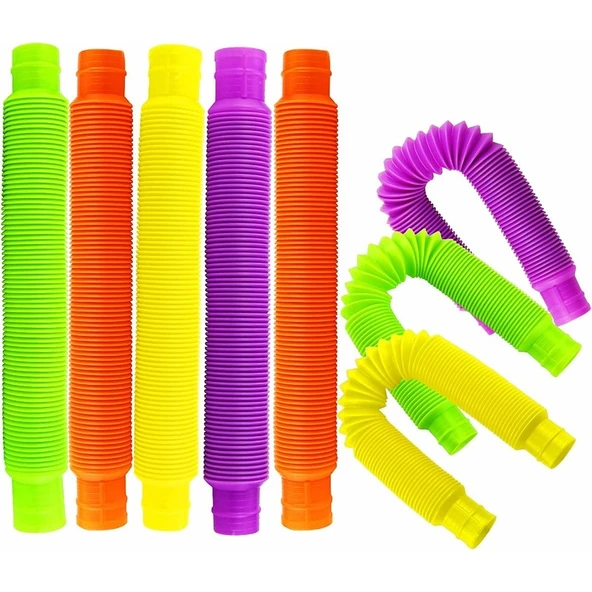 Nesoedu Pop Tube - Stres Giderici Fidget(6 Adet) - Resim 3