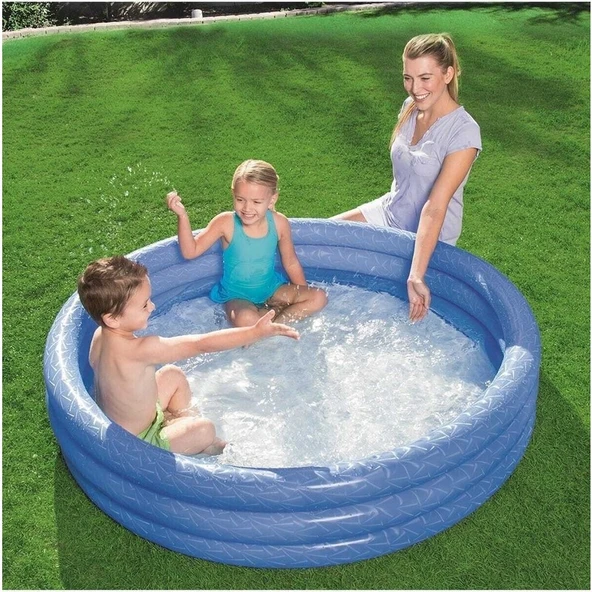 Nikadu 152 x 30 cm 3 Bölmeli Renkli Havuz