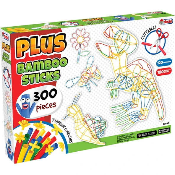 Dede Plus Bambu Çubuklar (300 Parça ) - Resim 2