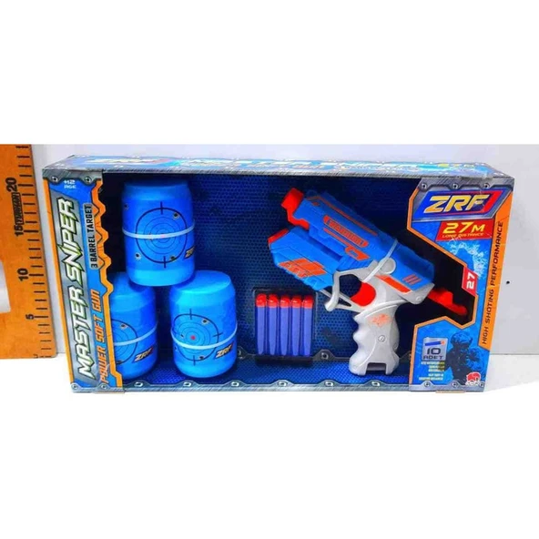 Oyuncak Park Hedefli Sünger Ok Atan Tabanca Seti Zrf