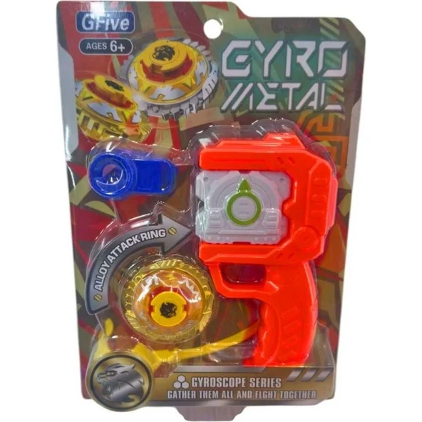 Art Tone Elite Kzl Beyblade GF1204A Gyro Metal Kartela 6+ 1 Adet