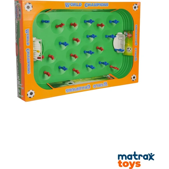 Akçiçek Oyuncak Akçiçek Masaüstü Parmak Futbol Oyunu Futbol Temalı Yaylı Mekanizma Çok Oyunculu Strateji ve Zeka Geliştirici - 2