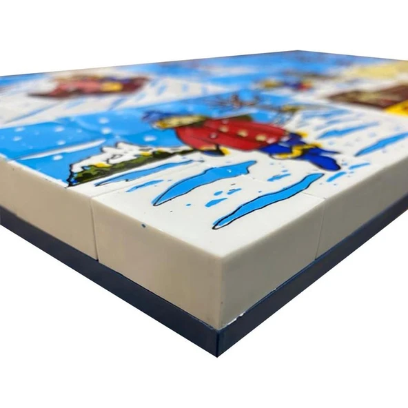 Güçlü Toys LEGO Tipi Resimli Puzzle 67 Parça Kış - 2