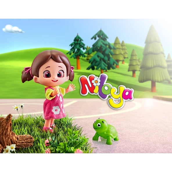 Erpa Et Bebek Niloya ve Tospik Karakterli Renkli Desenli Eğlenceli Oyuncak Seti Çocuklar için - 3