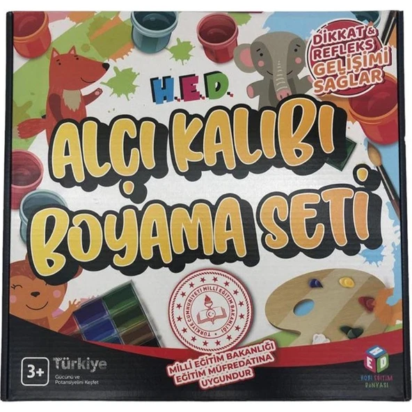 Farbu Oyuncak Alçı Kalıbı Boyama Eğitici El Beceri Oyun Seti ürün görseli 1