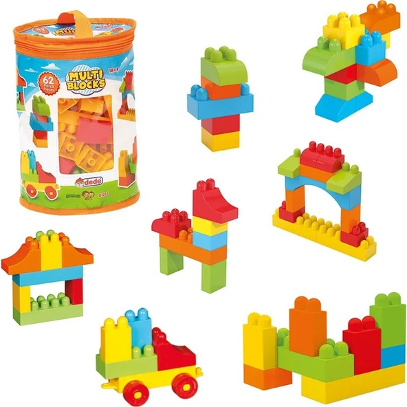 Dede Multi Blocks 62 Parça 01253