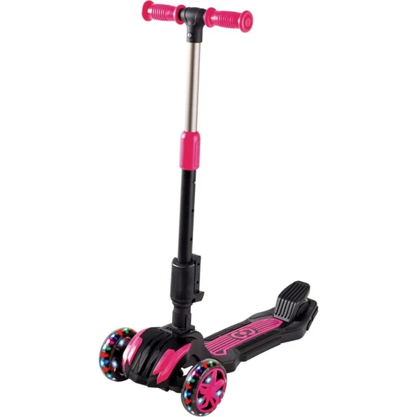 Furkan Cool Wheels Combo Oturaklı Scooter Pembe FR59564 - 2