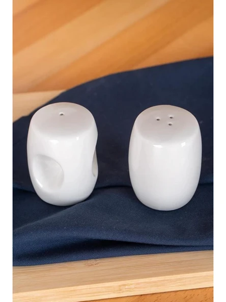 Acar SCT5420 Porselen Beyaz Tuzluk Biberlik Takımı ürün görseli 1