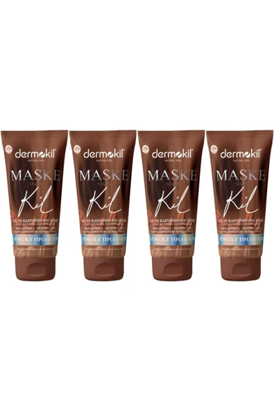 Dermokil Sıkılaştıcı Ve Genç Görünüm Kil Maskesi 75 ml X 4 Adet - 2