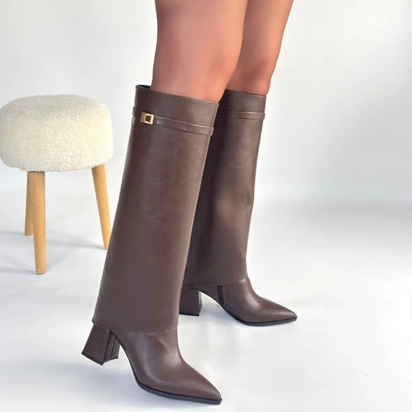 Jike Kahverengi Cilt Tak Çıkar Çizme - Resim 4