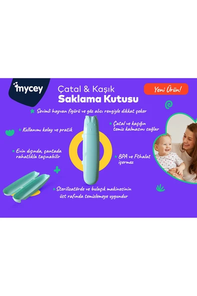 mycey Çatal Kaşık Saklama Kutusu - 3