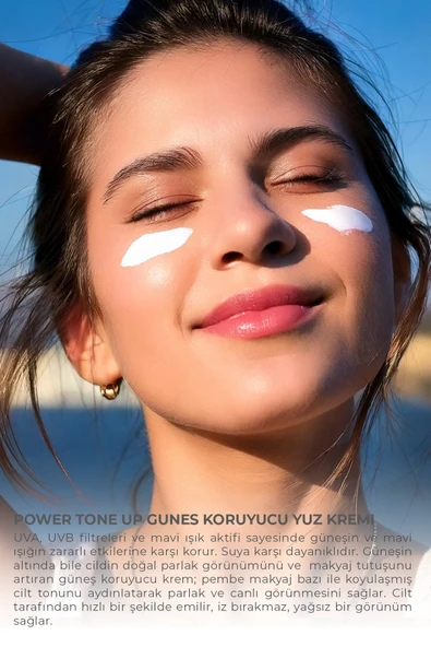 Dermokil Power Tone-Up Ton Eşitleyici SPF 50+ Güneş Koruyucu Yüz Kremi 50 ml - 3