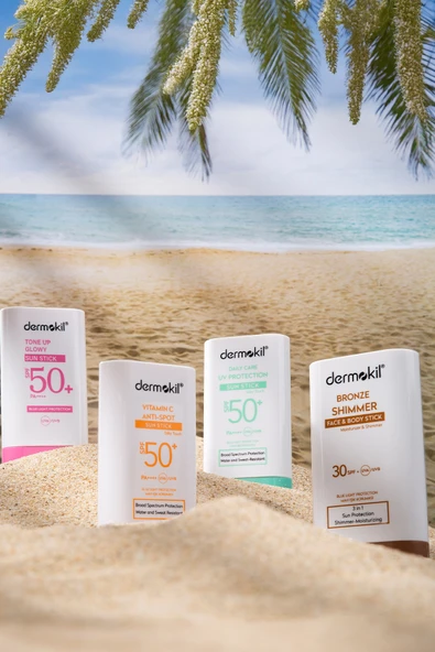 Dermokil Bronze Shimmer Face&Body Stick SPF 30 Bronzlaştırıcı Etkili Stick Güneş Koruyucu 20 g - 4