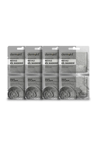 Dermokil Beyazlatıcı Etkili Kil Maskesi 4'lü Set ürün görseli 1