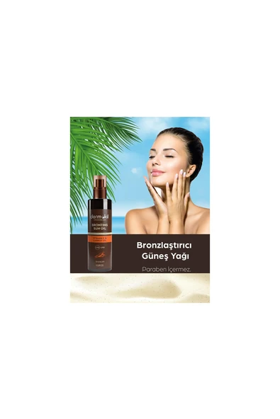 Dermokil Bronzlaştırıcı Güneş Yağı 200 ml x 2 Adet - 3