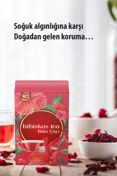 Ncs Hibiskus Çayı 30 Süzen Poşet Bitkisel - Resim 2