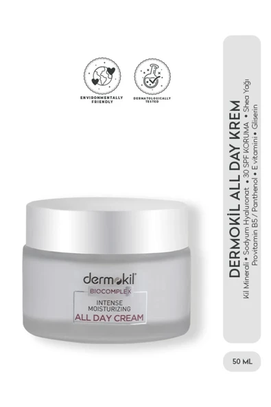 Dermokil Yoğun Nemlendirici Intense Moısturızıng All Day Cream 50 ml