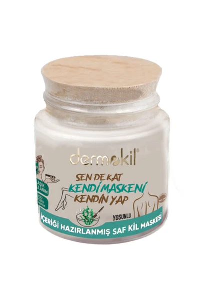 Dermokil Sen De Kat Kendi Maskeni Kendin Yap Kil Maskesi Yosun Özlü 280ml