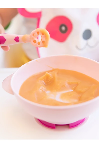 mycey Yumuşak Uçlu Püre Kaşığı - Pembe - 2