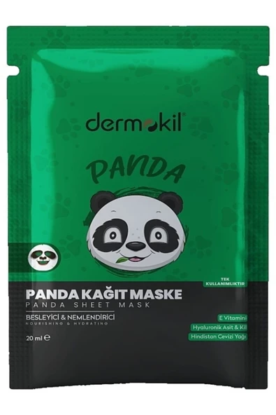 Dermokil Panda Kâğıt Maske Besleyici&Nemlendirici 20 Ml